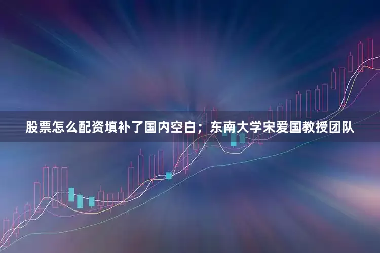 股票怎么配资填补了国内空白；东南大学宋爱国教授团队